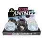 GLASS ASHTRAY 6CT CASINO EDITION