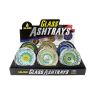 GLASS ASHTRAY 6CT TIE DYE EDITION