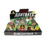 GLASS ASHTRAY 6CT RASTA 2 EDITION